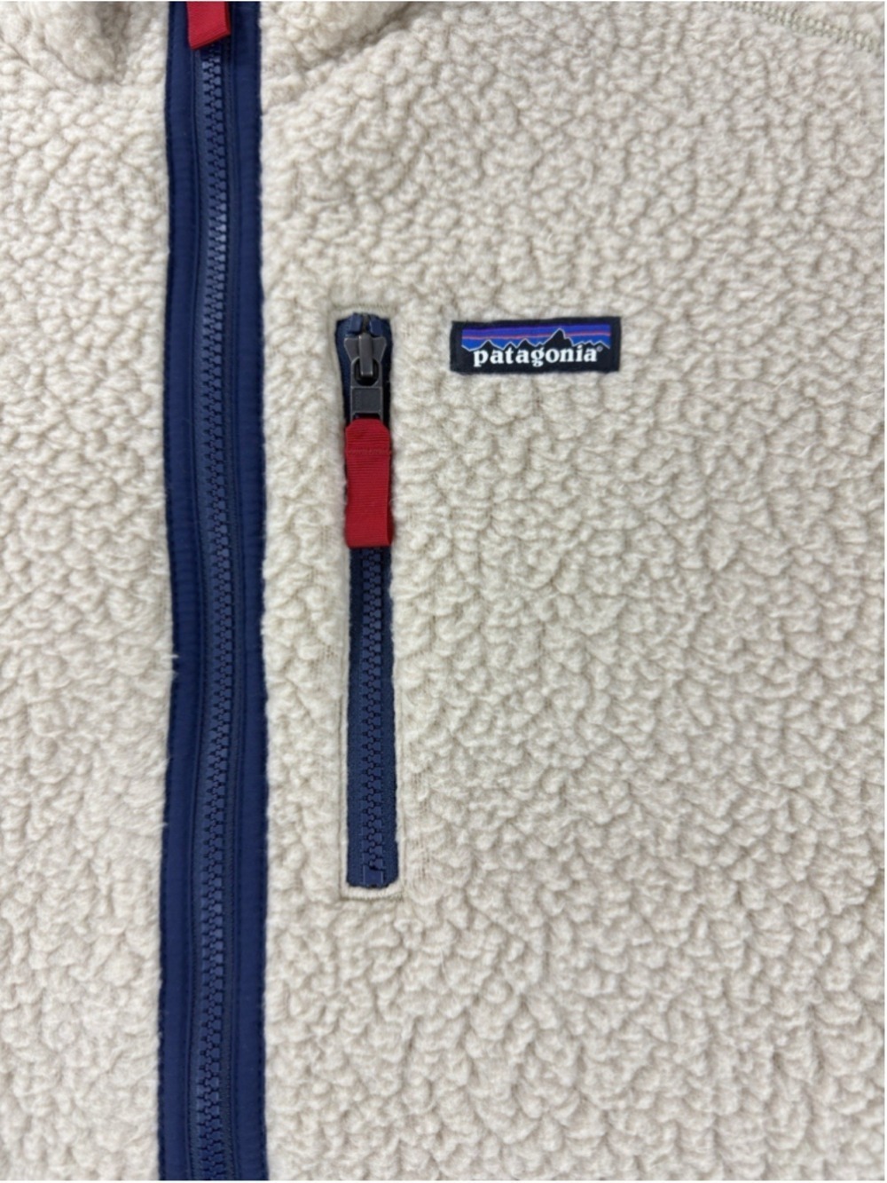 Patagonia Mens XXL Retro Pile Fleece Vest Pelican Smolder Blue - Picture 3 of 15